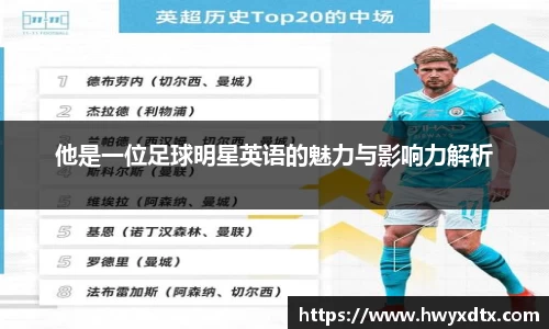 他是一位足球明星英语的魅力与影响力解析